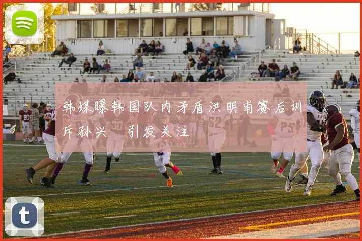 韩媒曝韩国队内矛盾洪明甫赛后训斥孙兴慜引发关注